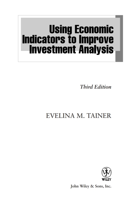 Cover image for book Using Economic Indicators to Improve Investment Analysis