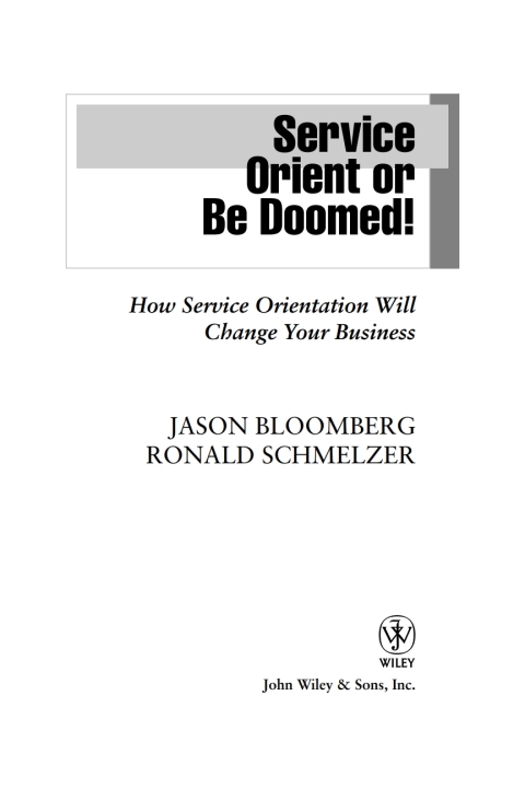 Cover image for book Service Orient or Be Doomed!