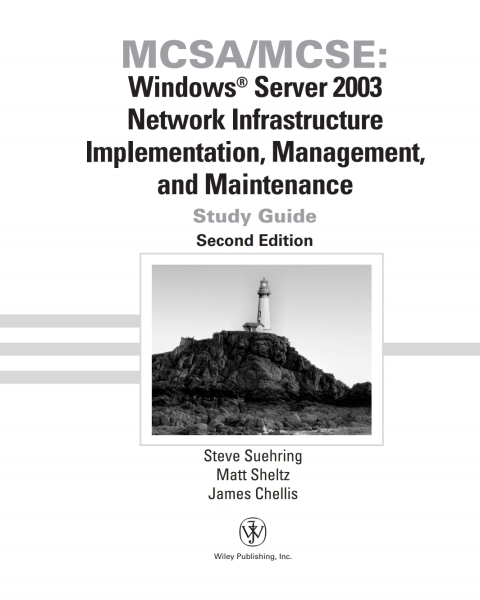 Cover image for book MCSA / MCSE: Windows Server 2003 Network Infrastructure Implementation, Management, and Maintenance Study Guide: Exam 70-291