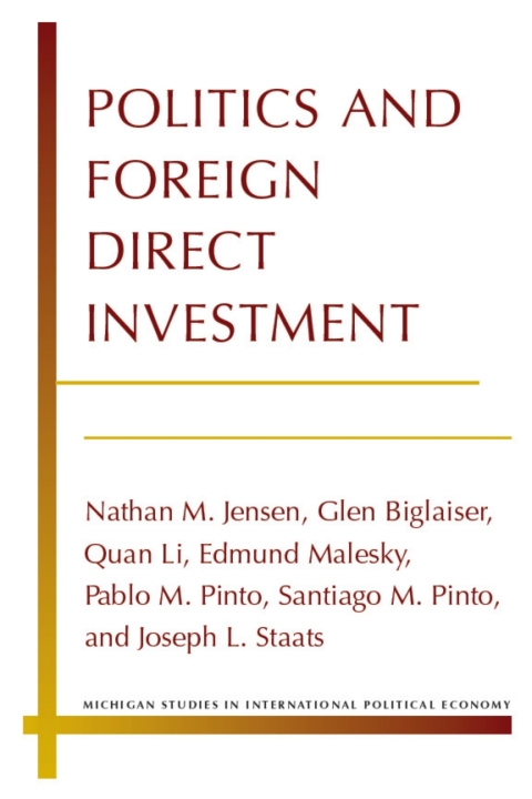 Cover image for book Politics and Foreign Direct Investment