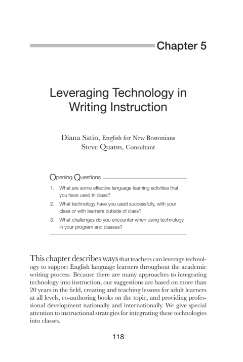 Cover image for book Leveraging Technology in Writing Instruction