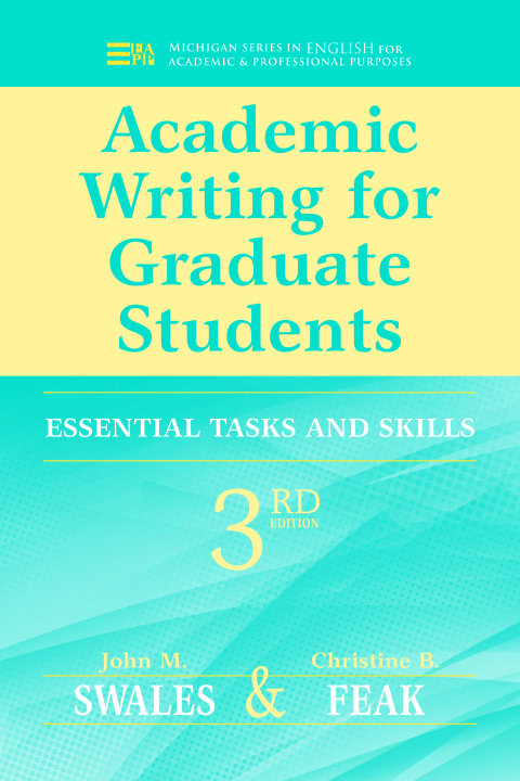 Cover image for book Academic Writing for Graduate Students: Essential Tasks and Skills