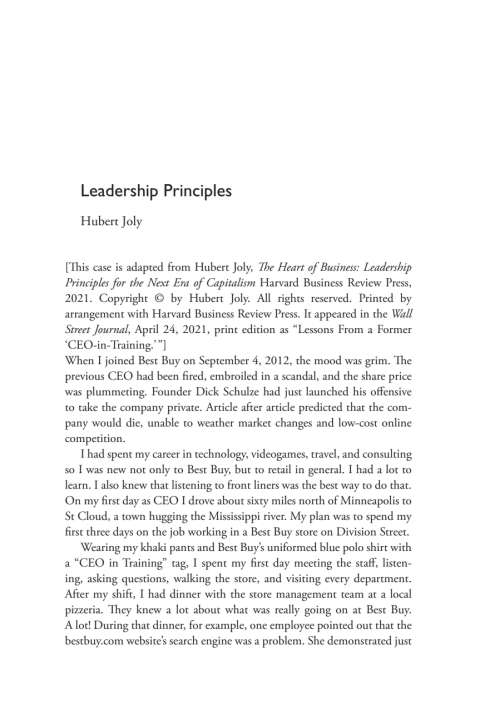 Cover image for book A Casebook on Corporate Renewal, Ch. 1 - Leadership Principles