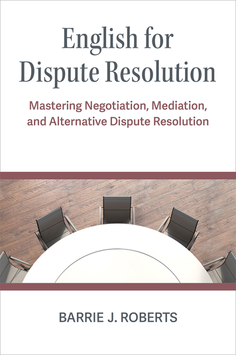 Cover image for book English for Dispute Resolution
