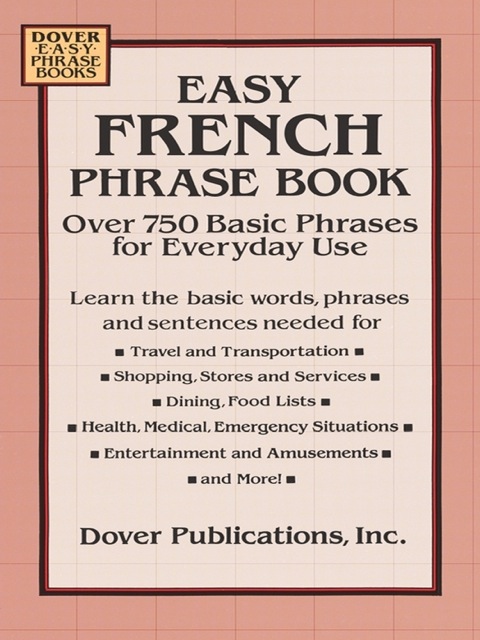 Cover image for book Easy French Phrase Book