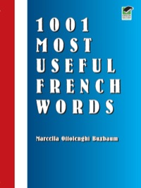 صورة الغلاف: 1001 Most Useful French Words 9780486419442