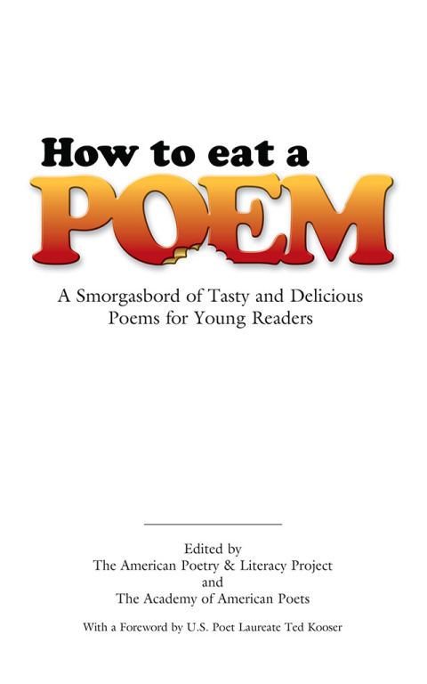 Cover image for book How to Eat a Poem