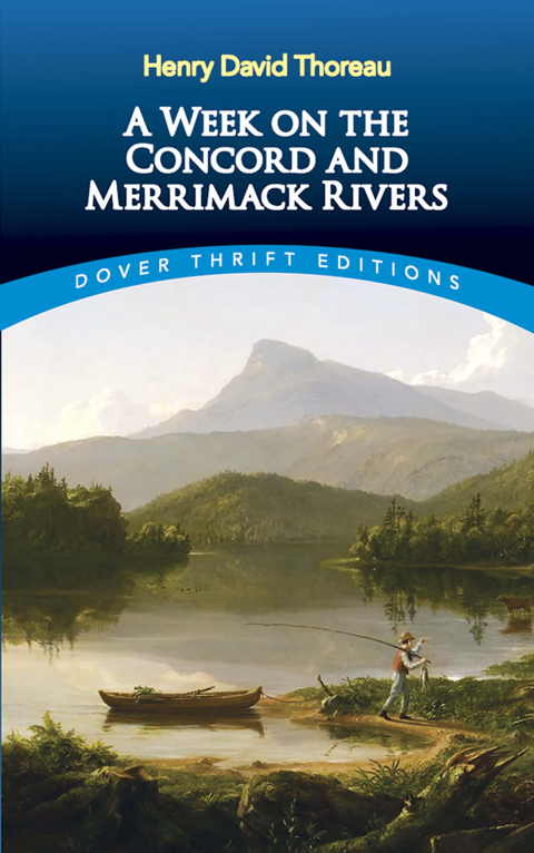 Cover image for book A Week on the Concord and Merrimack Rivers