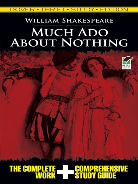 Cover image for book Much Ado About Nothing Thrift Study Edition