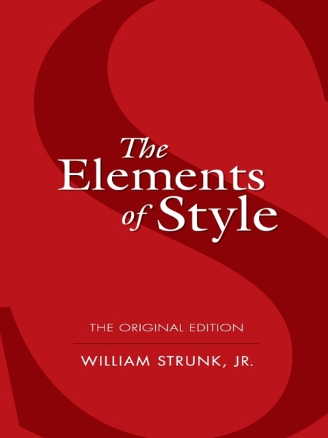 Cover image for book The Elements of Style