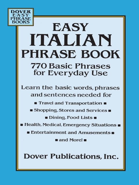 Cover image for book Easy Italian Phrase Book