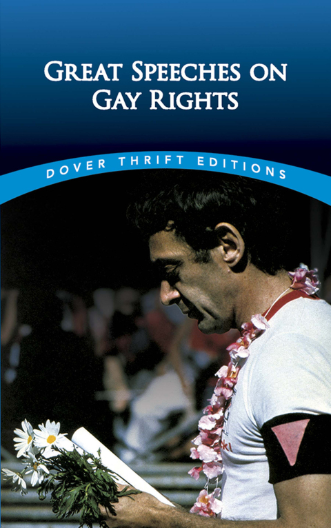 Cover image for book Great Speeches on Gay Rights