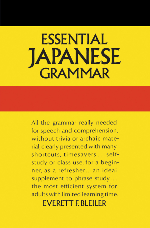 Cover image for book Essential Japanese Grammar