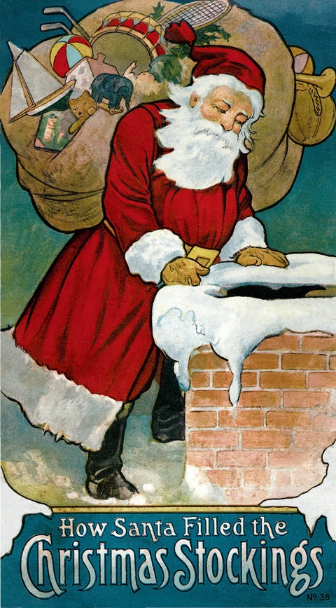 Cover image for book How Santa Filled the Christmas Stockings