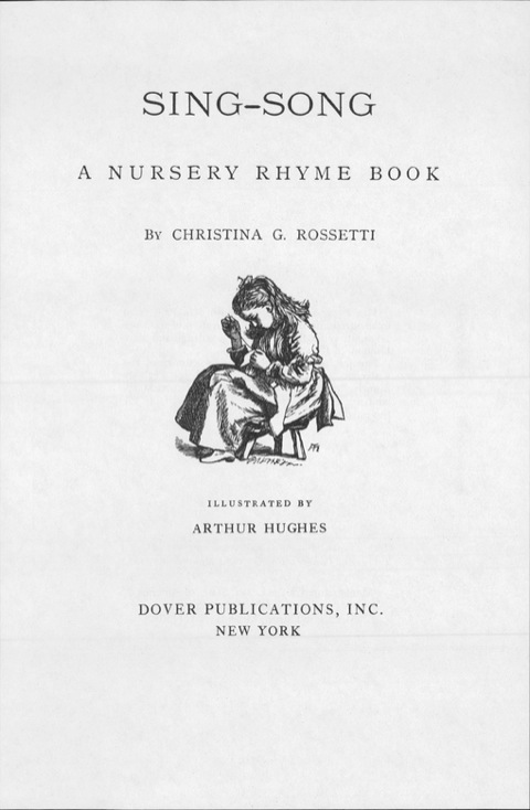 Cover image for book Sing-Song