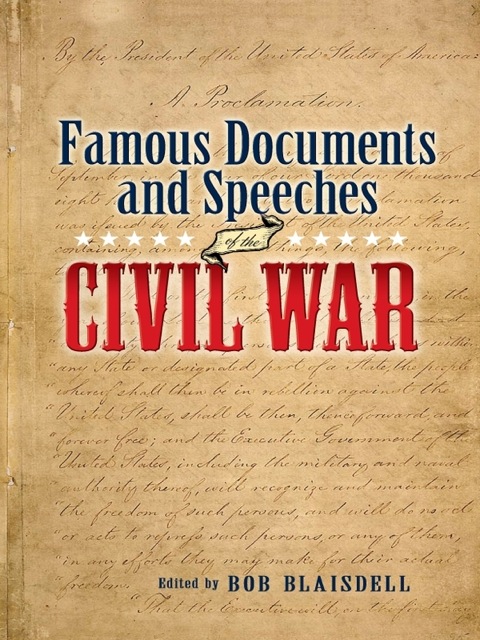 Cover image for book Famous Civil War Documents and Speeches