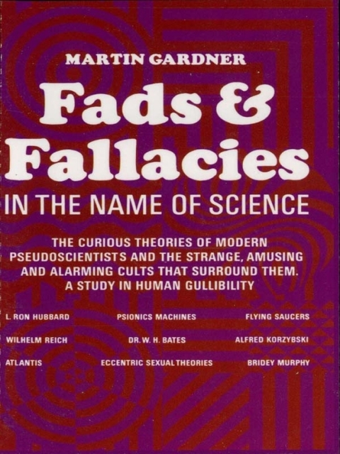 Cover image for book Fads and Fallacies in the Name of Science