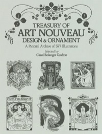 Cover image: Treasury of Art Nouveau Design & Ornament 9780486240015