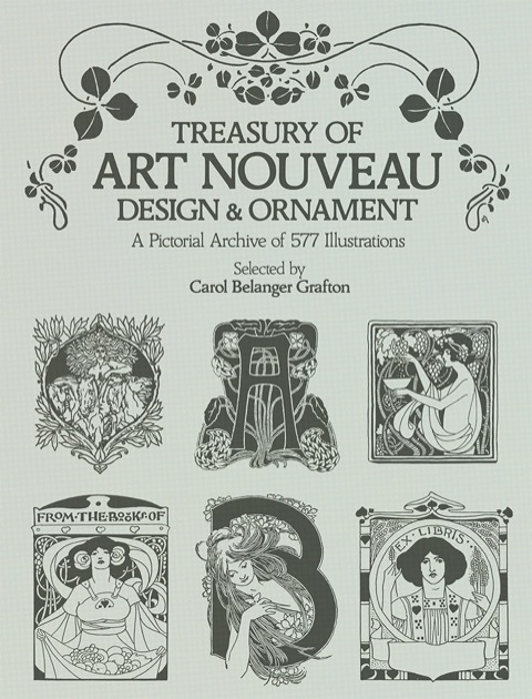 Cover image for book Treasury of Art Nouveau Design & Ornament