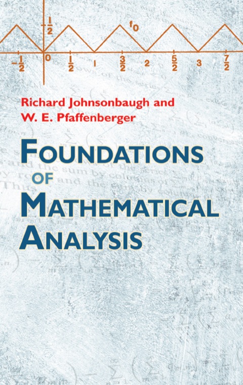 Cover image for book Foundations of Mathematical Analysis
