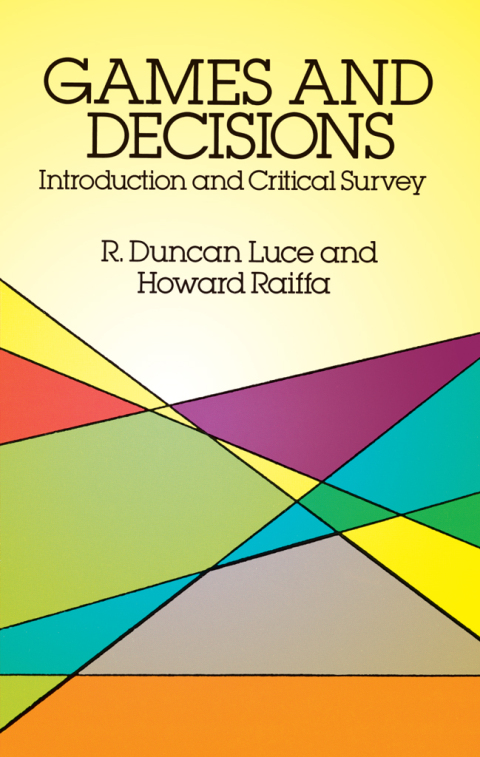 Cover image for book Games and Decisions