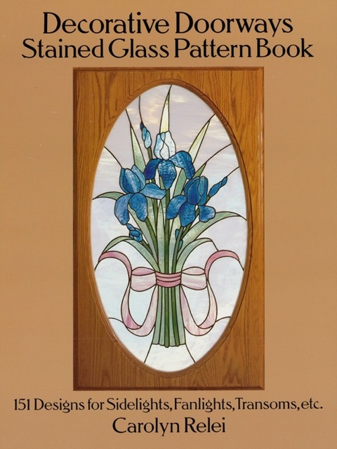 Cover image for book Decorative Doorways Stained Glass Pattern Book