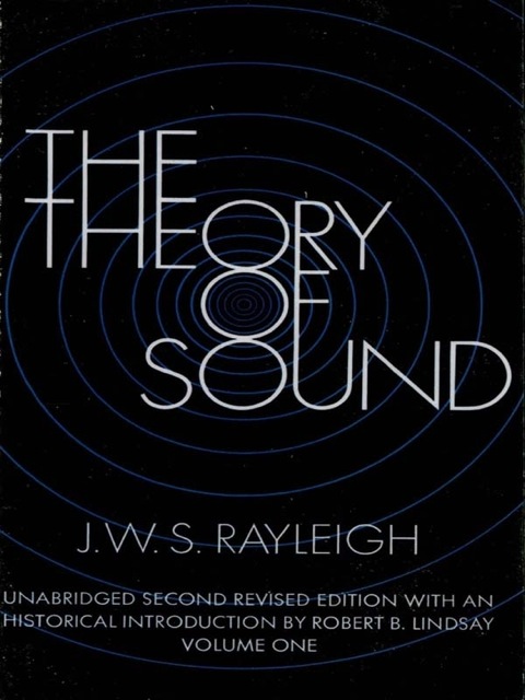Cover image for book The Theory of Sound, Volume One