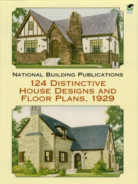 Cover image for book 124 Distinctive House Designs and Floor Plans, 1929