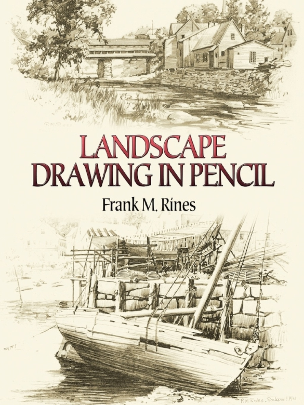 Reflowable Landscape Drawing in Pencil