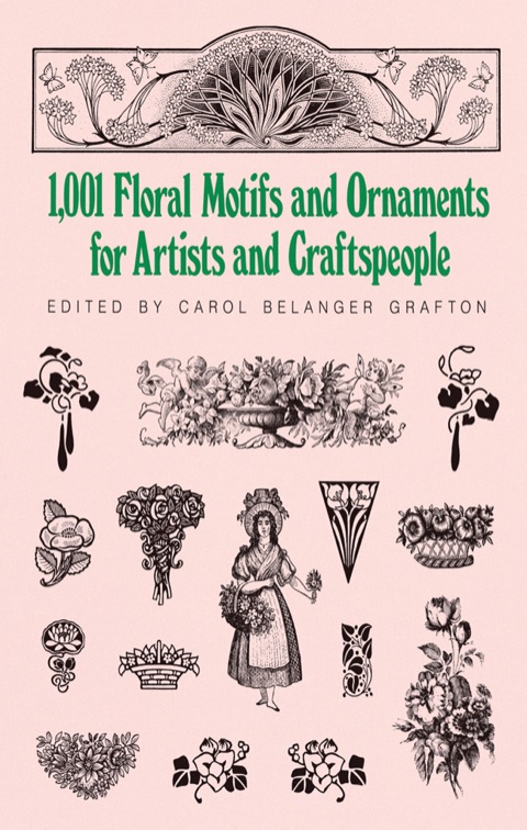 Cover image for book 1001 Floral Motifs and Ornaments for Artists and Craftspeople