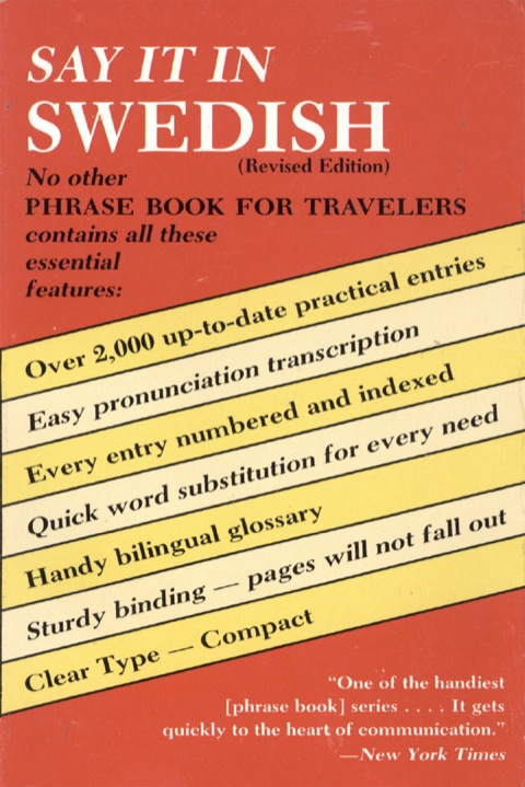 Cover image for book Say It in Swedish (Revised)