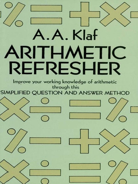 Cover image for book Arithmetic Refresher