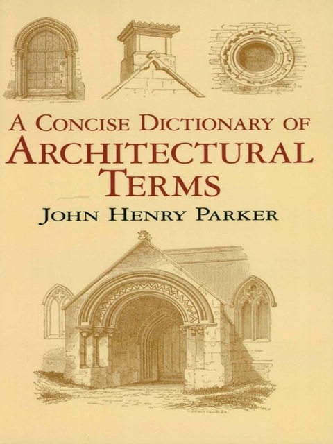 Cover image for book A Concise Dictionary of Architectural Terms