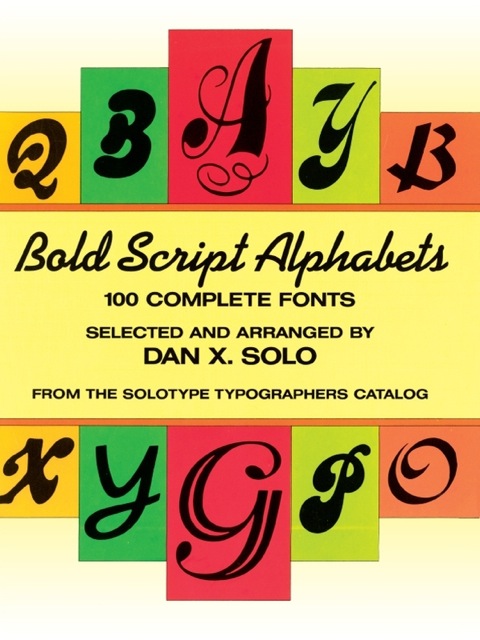 Cover image for book Bold Script Alphabets