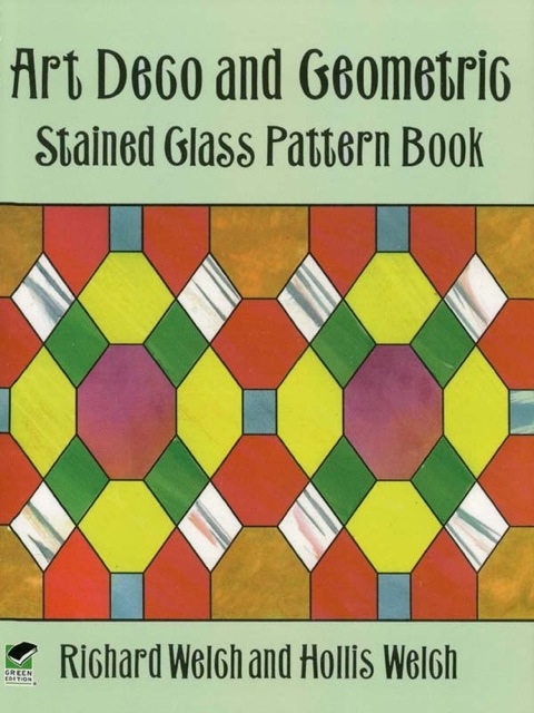 Cover image for book Art Deco and Geometric Stained Glass Pattern Book