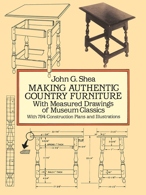 Cover image for book Making Authentic Country Furniture