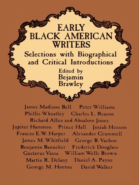 Cover image for book Early Black American Writers