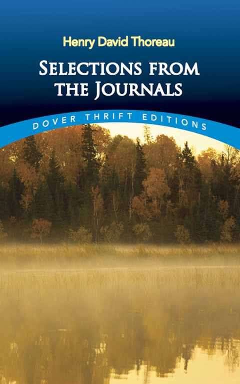 Cover image for book Selections from the Journals