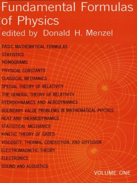 Cover image for book Fundamental Formulas of Physics, Volume One
