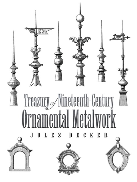 Cover image for book Treasury of Nineteenth-Century Ornamental Metalwork