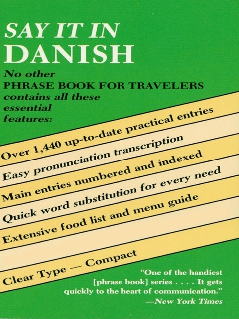 Cover image for book Say It in Danish