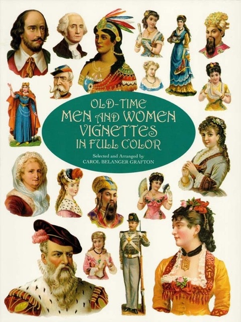 Cover image for book Old-Time Men and Women Vignettes in Full Color