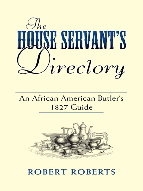 Cover image for book The House Servant's Directory