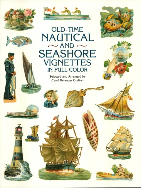 Cover image for book Old-Time Nautical and Seashore Vignettes in Full Color