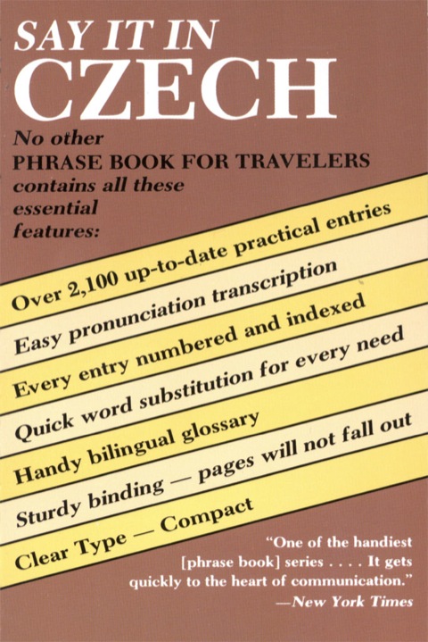 Cover image for book Say It in Czech