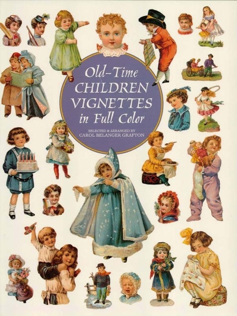 Cover image for book Old-Time Children Vignettes in Full Color