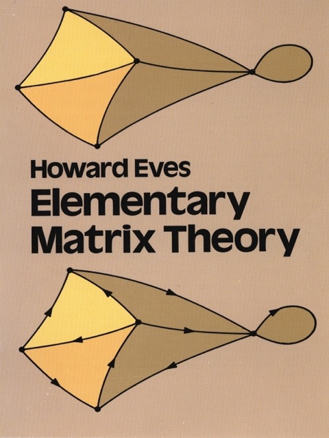 Cover image for book Elementary Matrix Theory