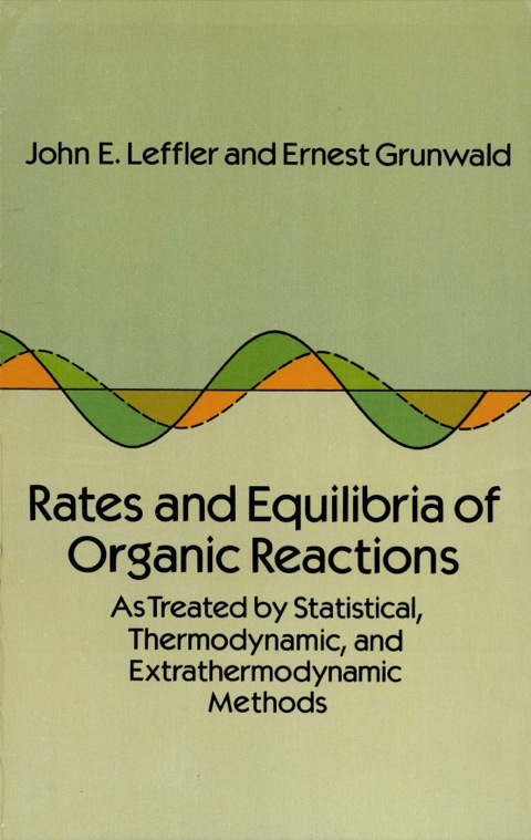 Cover image for book Rates and Equilibria of Organic Reactions