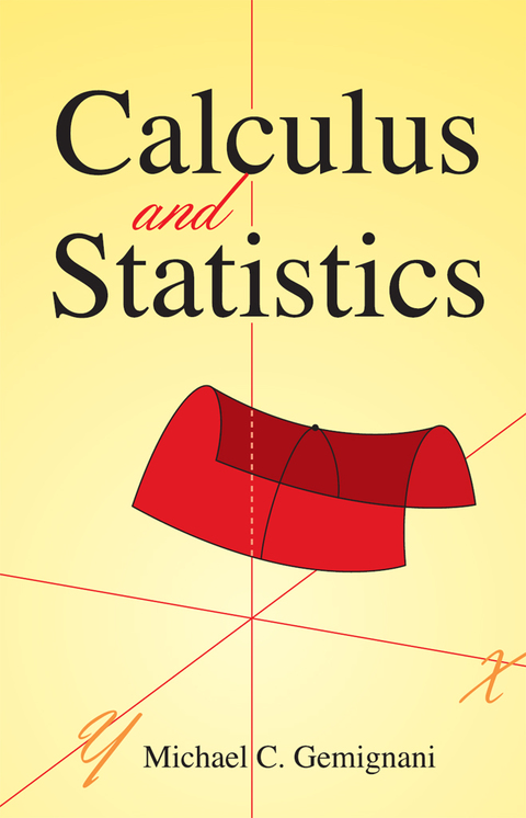 Cover image for book Calculus and Statistics