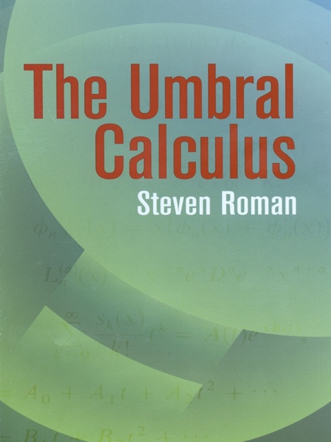 Cover image for book The Umbral Calculus
